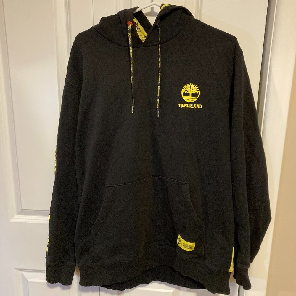 Spongebob Squarepants and Timberland Yellow and Black Hoodie, XL